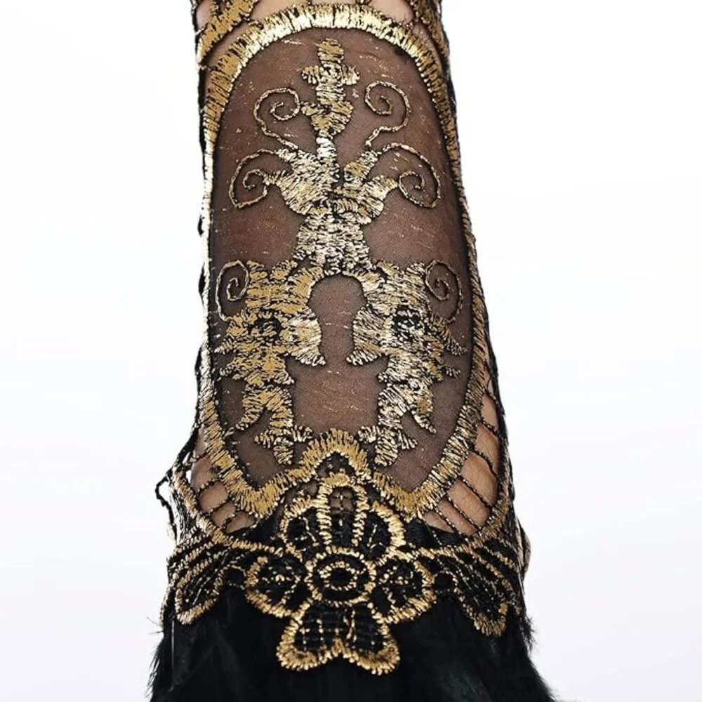 Steampunk Lace Gloves